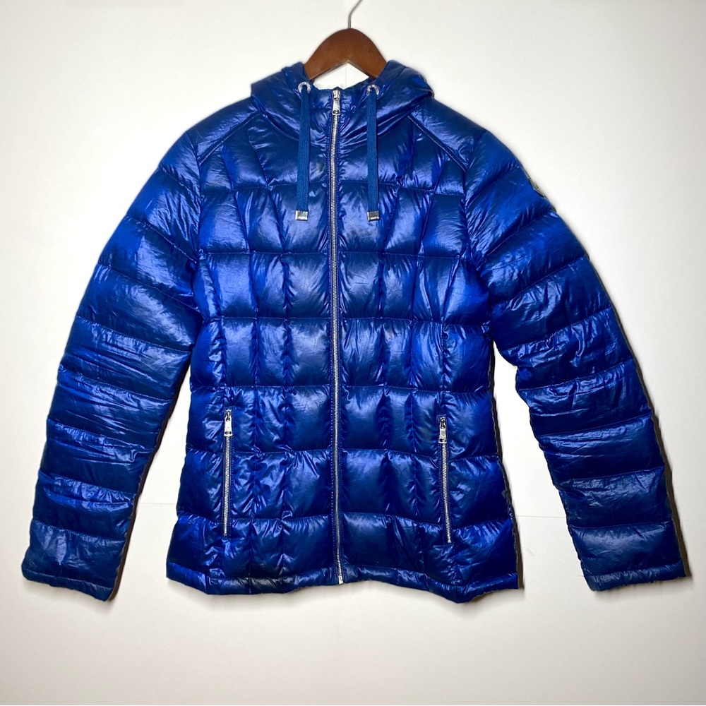 Calvin Klein Women’s Blue Puffer | Size S | Light Weight Premium Down Jacket